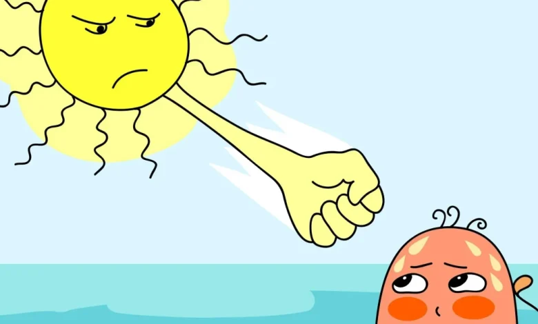 ضربة الشمس علاجها وكيفيه الوقاية منها