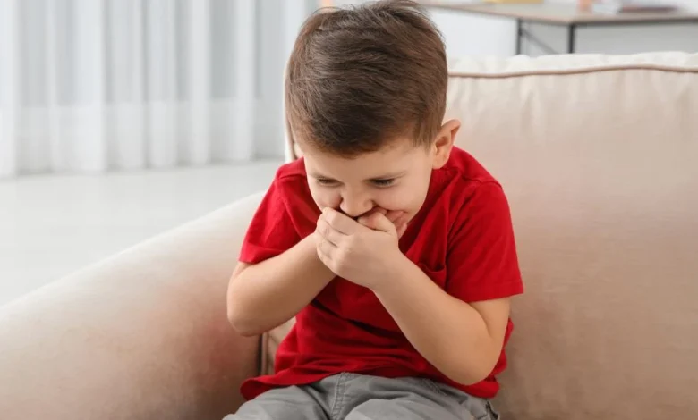 القيء عند الأطفال