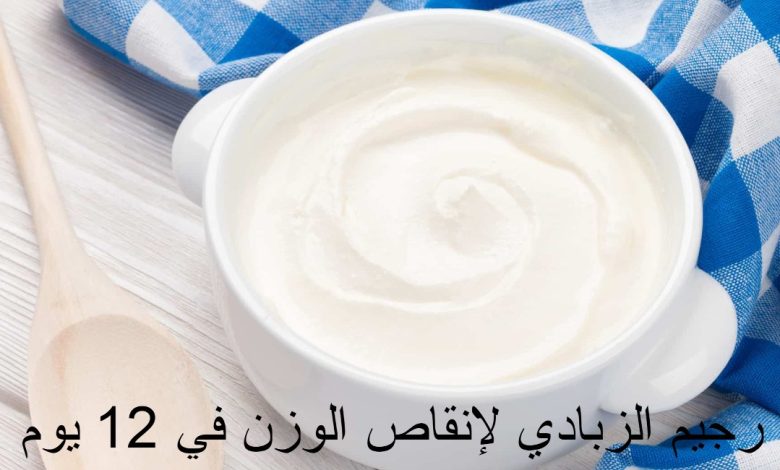 رجيم الزبادي لإنقاص الوزن في 12 يوم