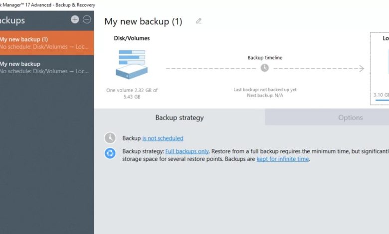 برامج النسخ الاحتياطي