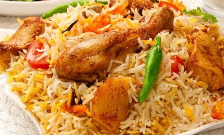 طريقة عمل برياني الدجاج