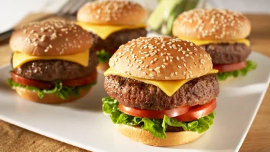 طريقة عمل ساندويتش البرجر