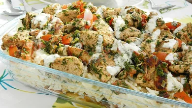 عمل فتة الدجاج