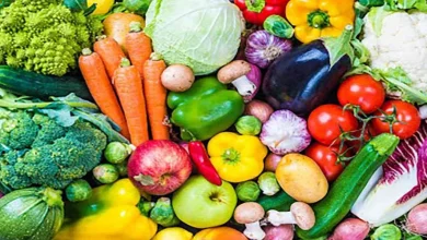 الفواكه والخضروات باللغة الإنجليزية