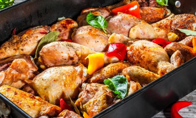 صينية الدجاج بالفرن