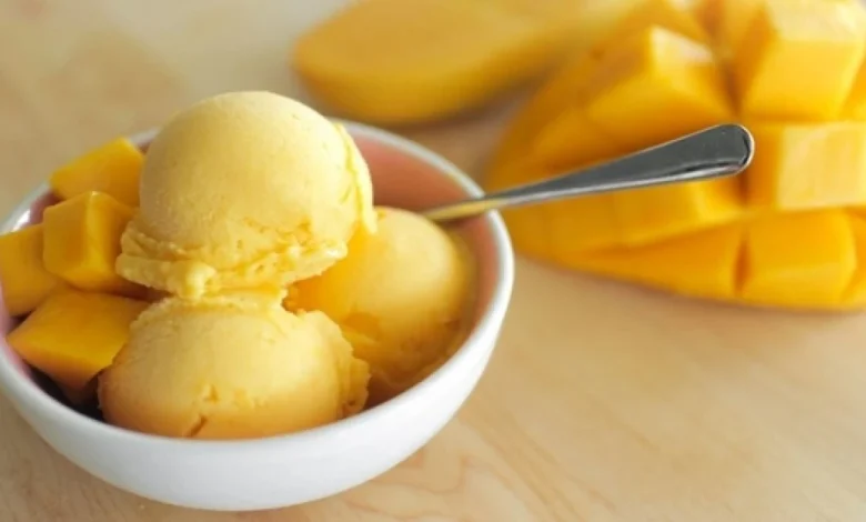 آيس كريم المانجو