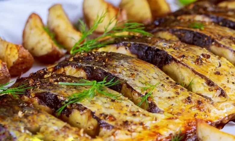 طريقة عمل سمك بالفرن