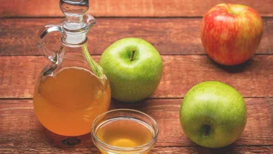 خل التفاح العضوي