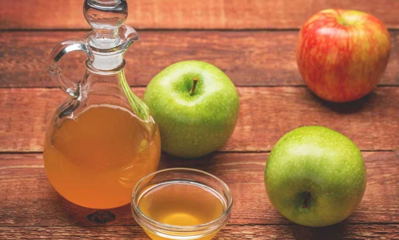 خل التفاح العضوي