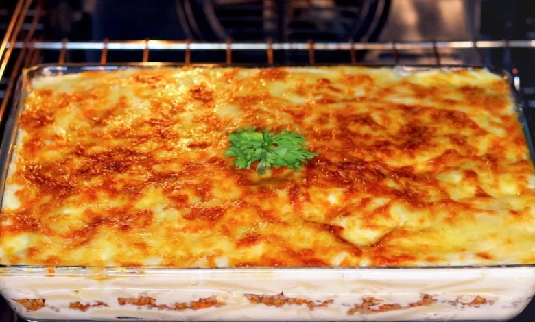 معكرونة بالبشاميل