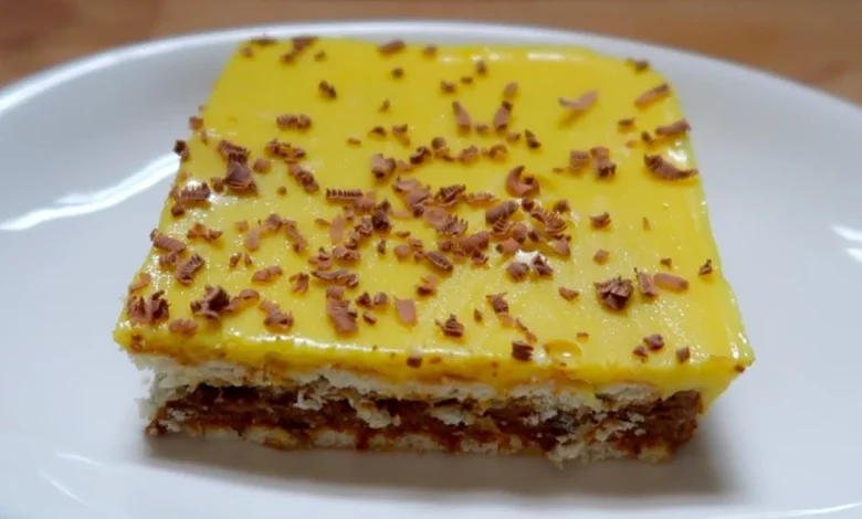 حلى الزبادي الاصفر