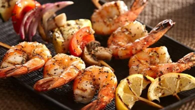 روبيان مشوي