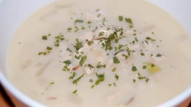 شوربة كريمة الدجاج