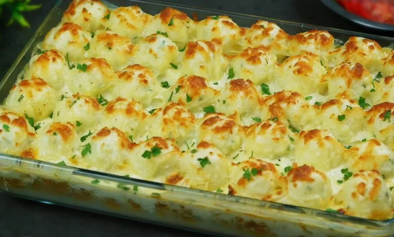 صينية كرات البطاطس