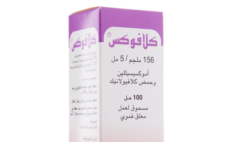 دواعي استعمال مضاد كلافوكس للاطفال