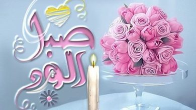 عبارات صباح الورد