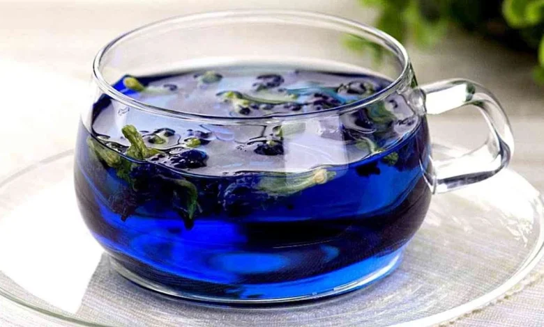 الشاي الأزرق