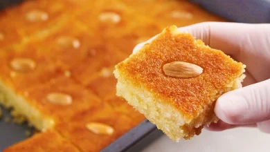 طريقة عمل البسبوسة المظبوطة