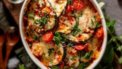 طريقة عمل المسقعة باللحمة