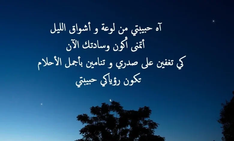 شعر عن النوم