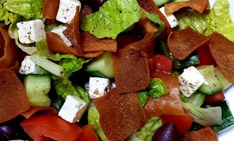 طريقة عمل سلطة الفتوش 