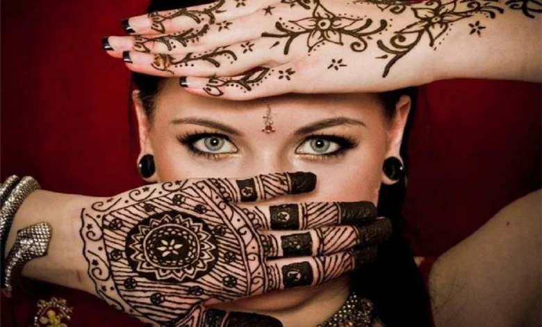 رسومات حنه رقيقة وجذابة وأحدث رسومات حنة العرائس