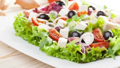 طريقة عمل سلطة يونانية