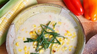 شوربة الذرة بالدجاج