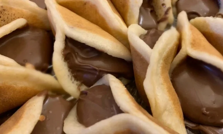 قطايف بالنوتيلا