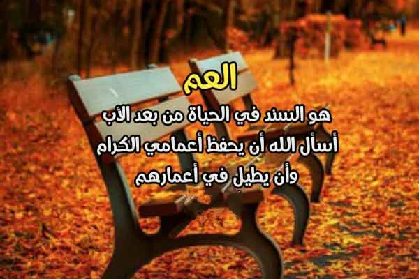 عبارات عن العم