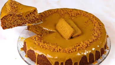 طريقة عمل كيكة لوتس