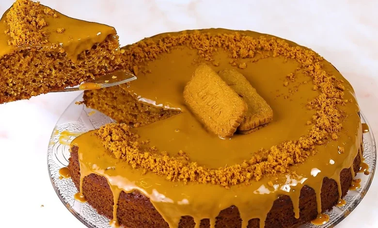 طريقة عمل كيكة لوتس