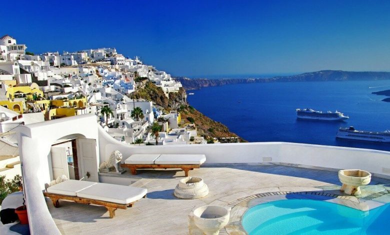 السياحة في سانتوريني