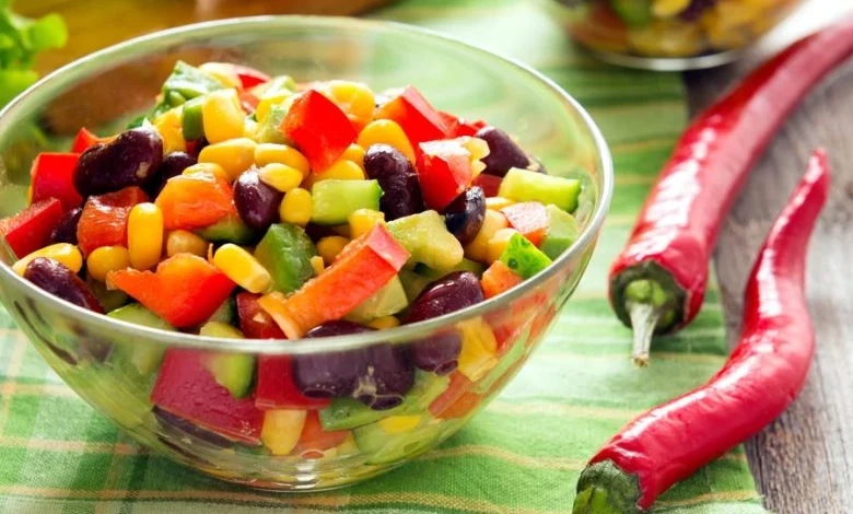 سلطة الفاصوليا الحمراء