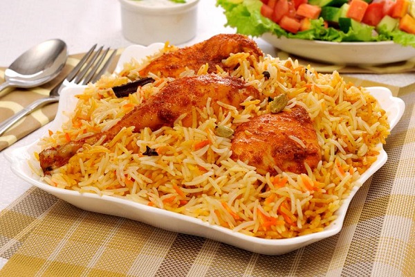 طبخات بالدجاج والارز