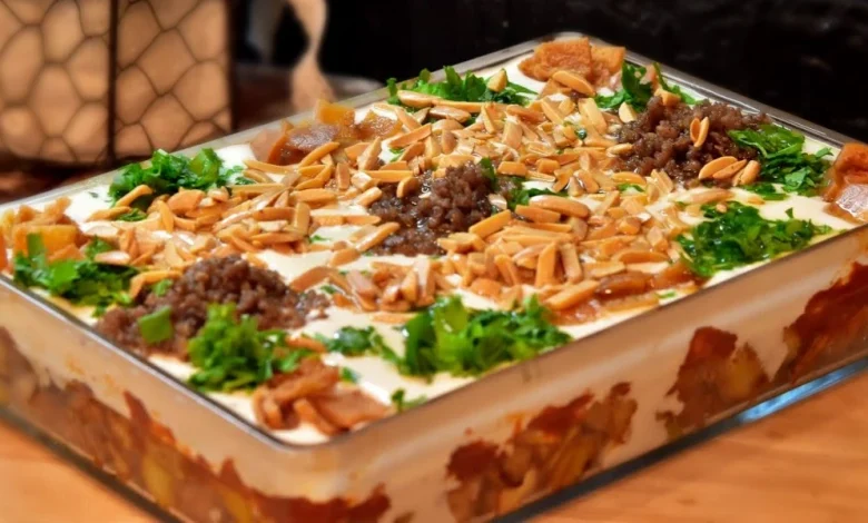 طريقة عمل فتة الباذنجان  