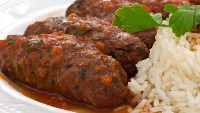 مقادير كفتة الارز بالكيلو