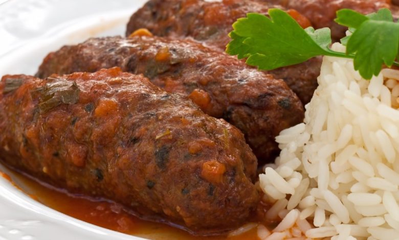 مقادير كفتة الارز بالكيلو