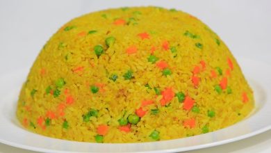 طريقة عمل الأرز بالخضار فاطمة أبو حاتي