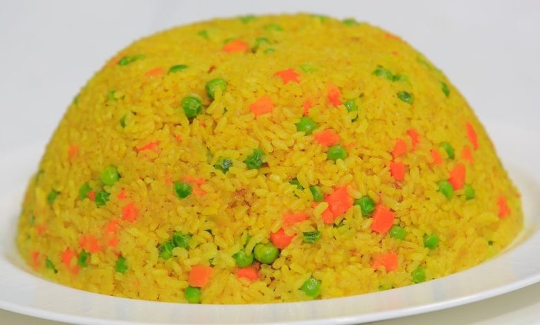 طريقة عمل الأرز بالخضار فاطمة أبو حاتي