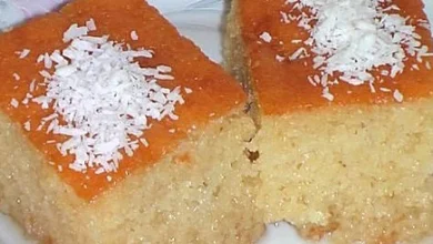 طريقة عمل البسبوسة بجوز الهند