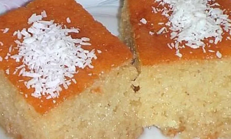 طريقة عمل البسبوسة بجوز الهند