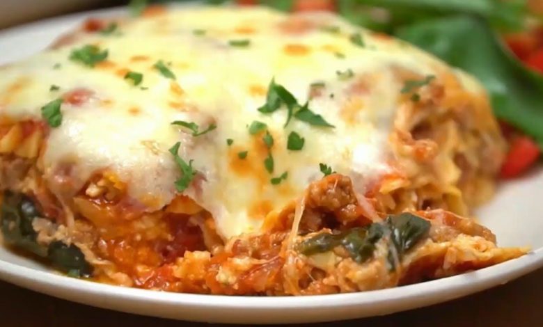 طريقة عمل اللازانيا فاطمة أبو حاتي