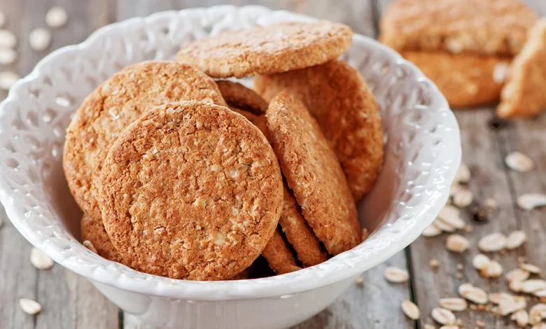 طريقة عمل بسكويت بالشوفان بدون بيض