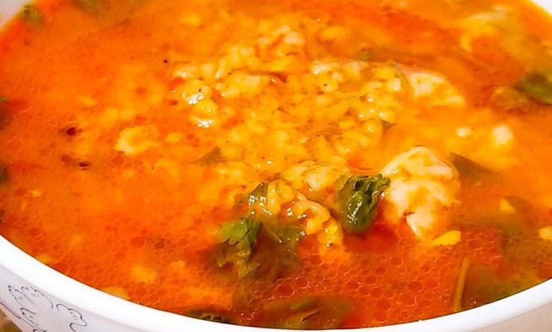 طريقة عمل شوربة الفريكة