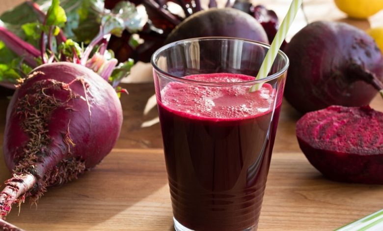 فوائد عصير الشمندر