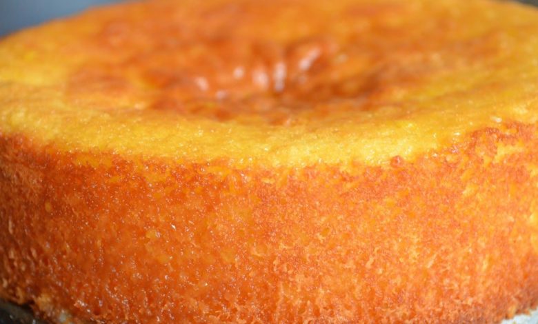 كيكة البرتقال الهشة