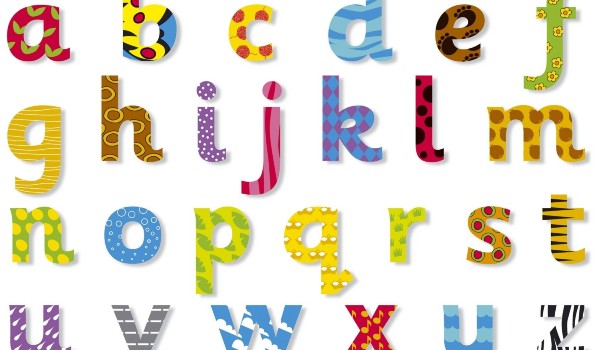 الحروف باللغة الإنجليزية