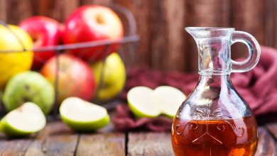 أضرار خل التفاح لإزالة الكرش