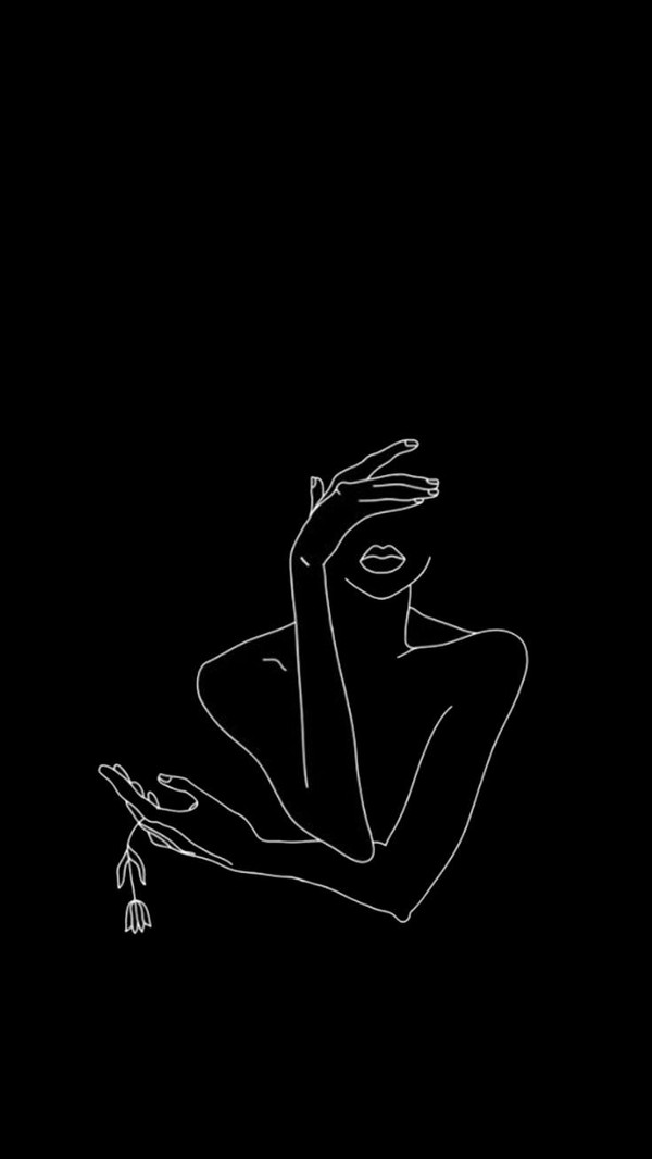 خلفيات بنات فخمة سوداء